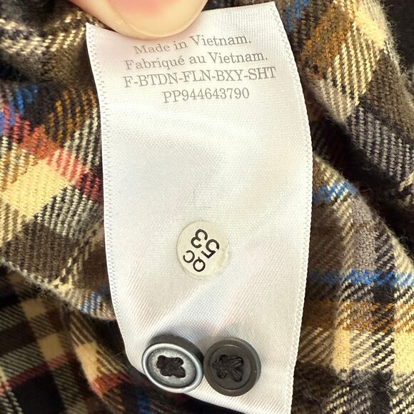 NEW Everlane Cotton Oversized Flannel Boxy Oxford Shirt in Plaid XS - Picture 8 of 9